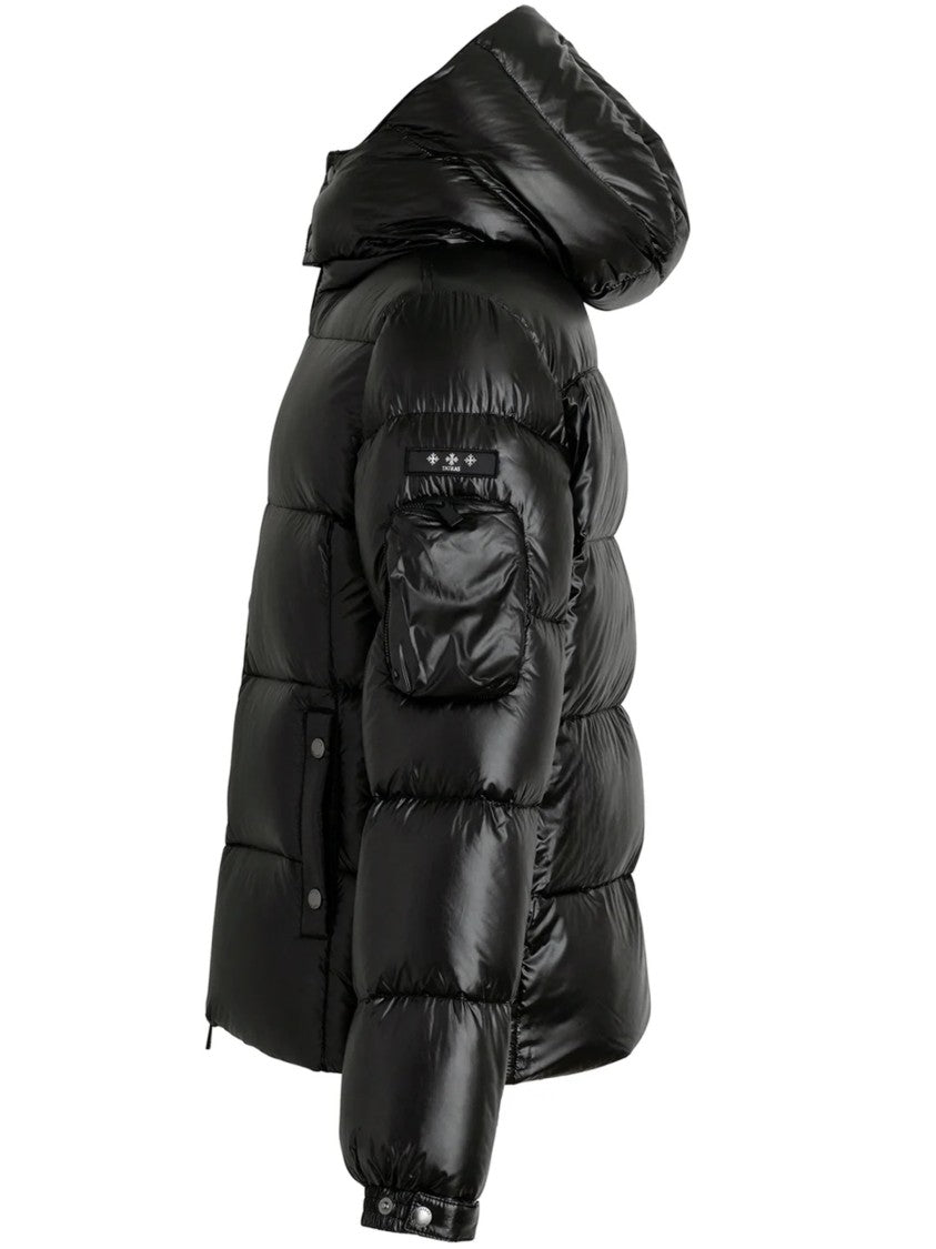 Tatras Belbo Glossy Hooded Down Jacket - Black