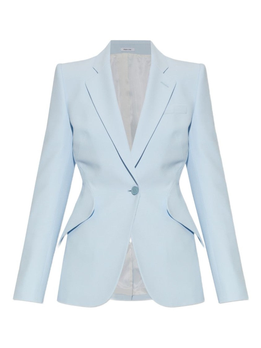 Alexander Mcqueen Tailored Jacket With Structured Silhouette
