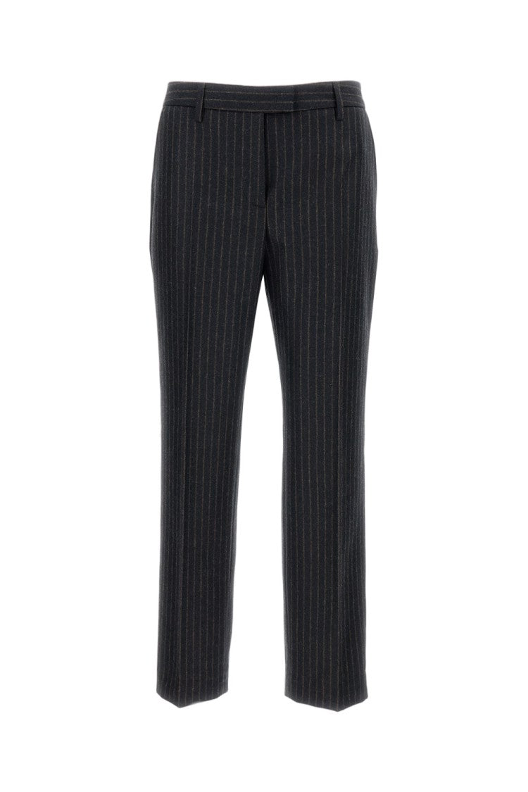 Alberto Biani Franca Pinstriped Trousers