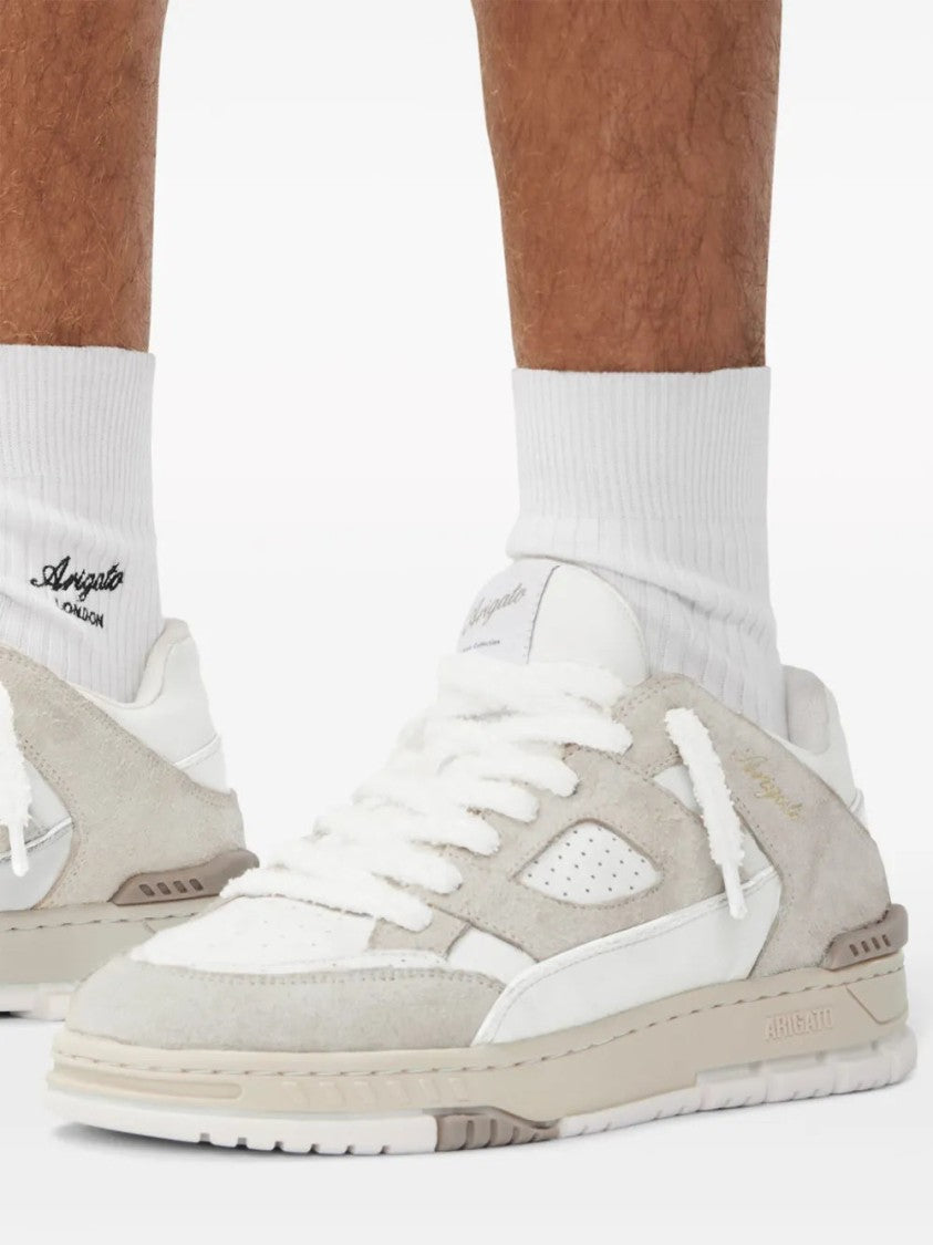 Axel Arigato Beige Area Lo Panelled Sneakers