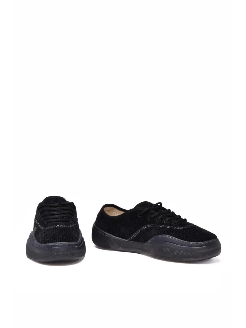 Erl Black Velvet Coupe Sneakers