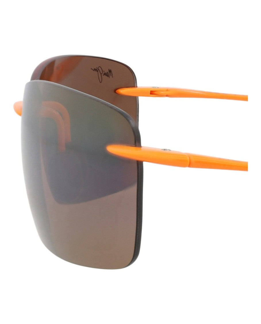 Maui Jim Shield-Frame Nylon Sunglasses
