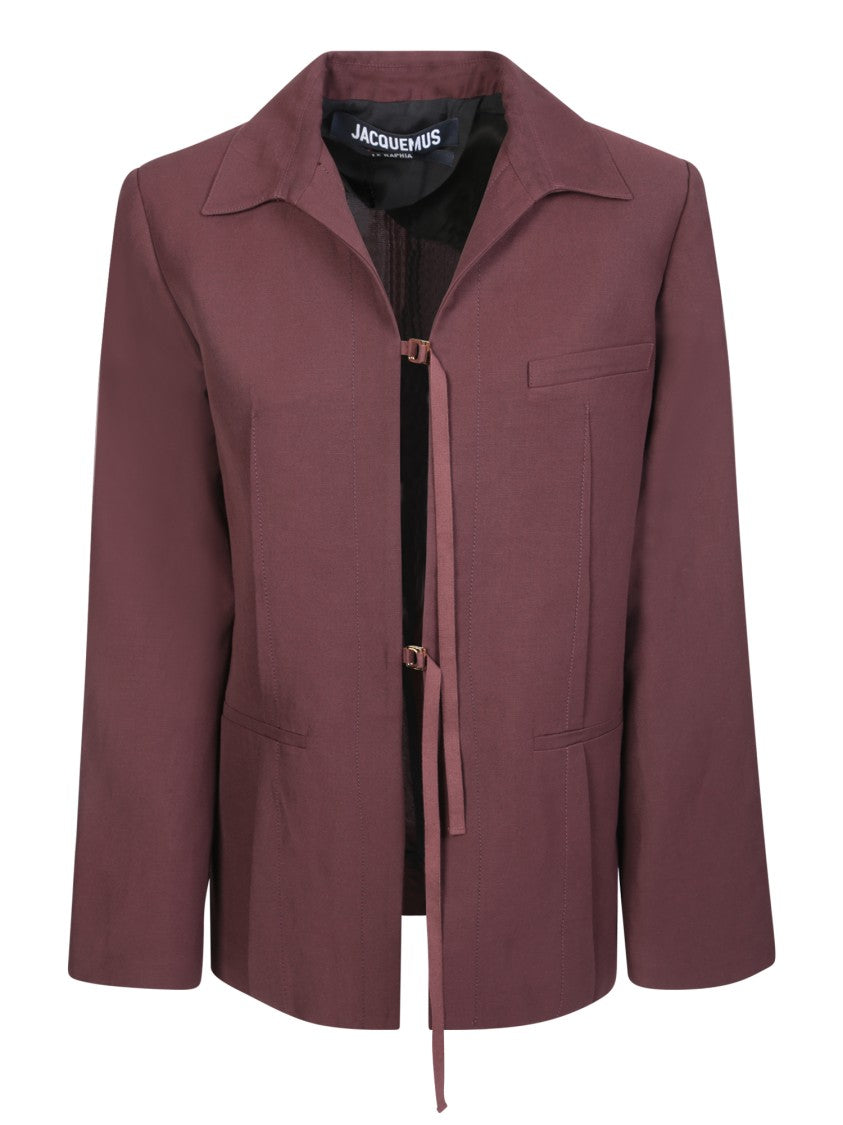 Jacquemus Brown Double-Breasted Blazer