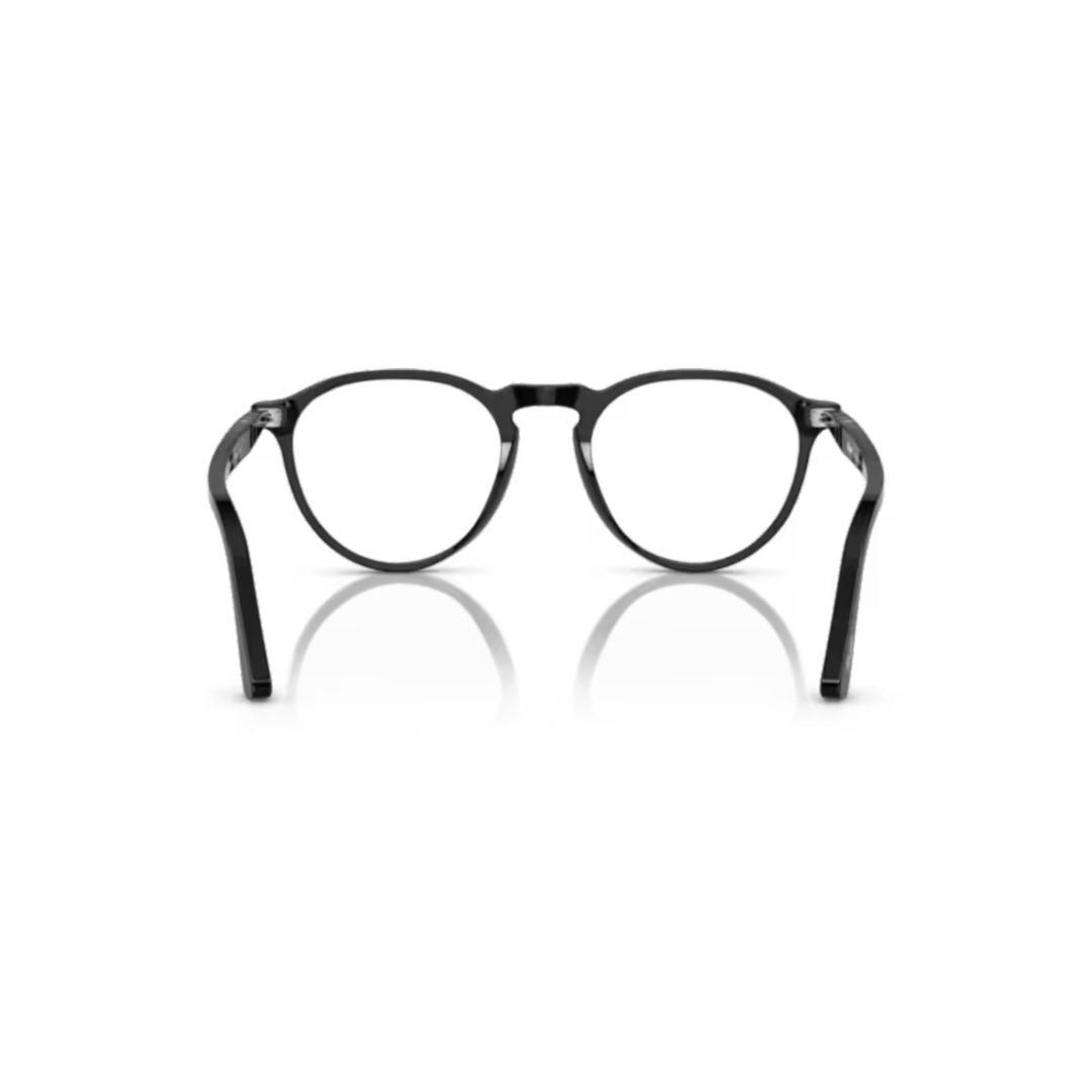 Persol 3286V Vista Round Frame Eyeglasses With Keyhole Bridge