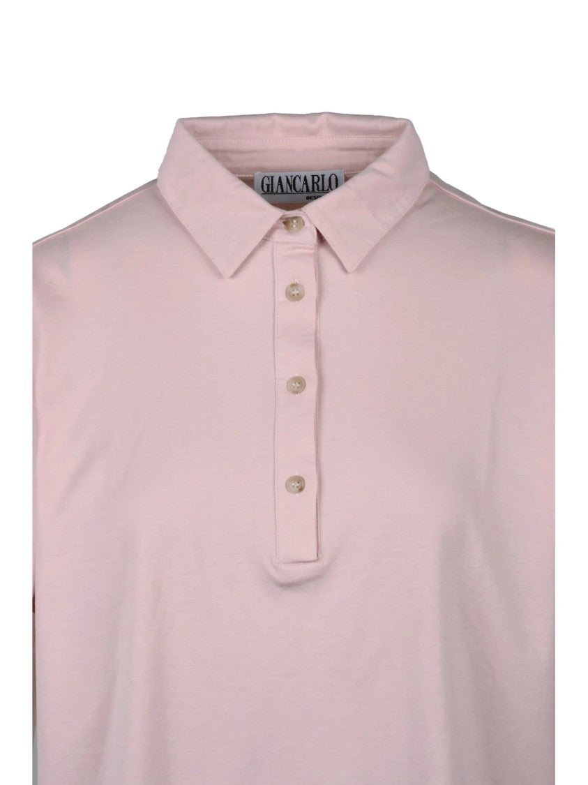 Giancarlo Desenzano Pink Classic Cotton Polo Shirt