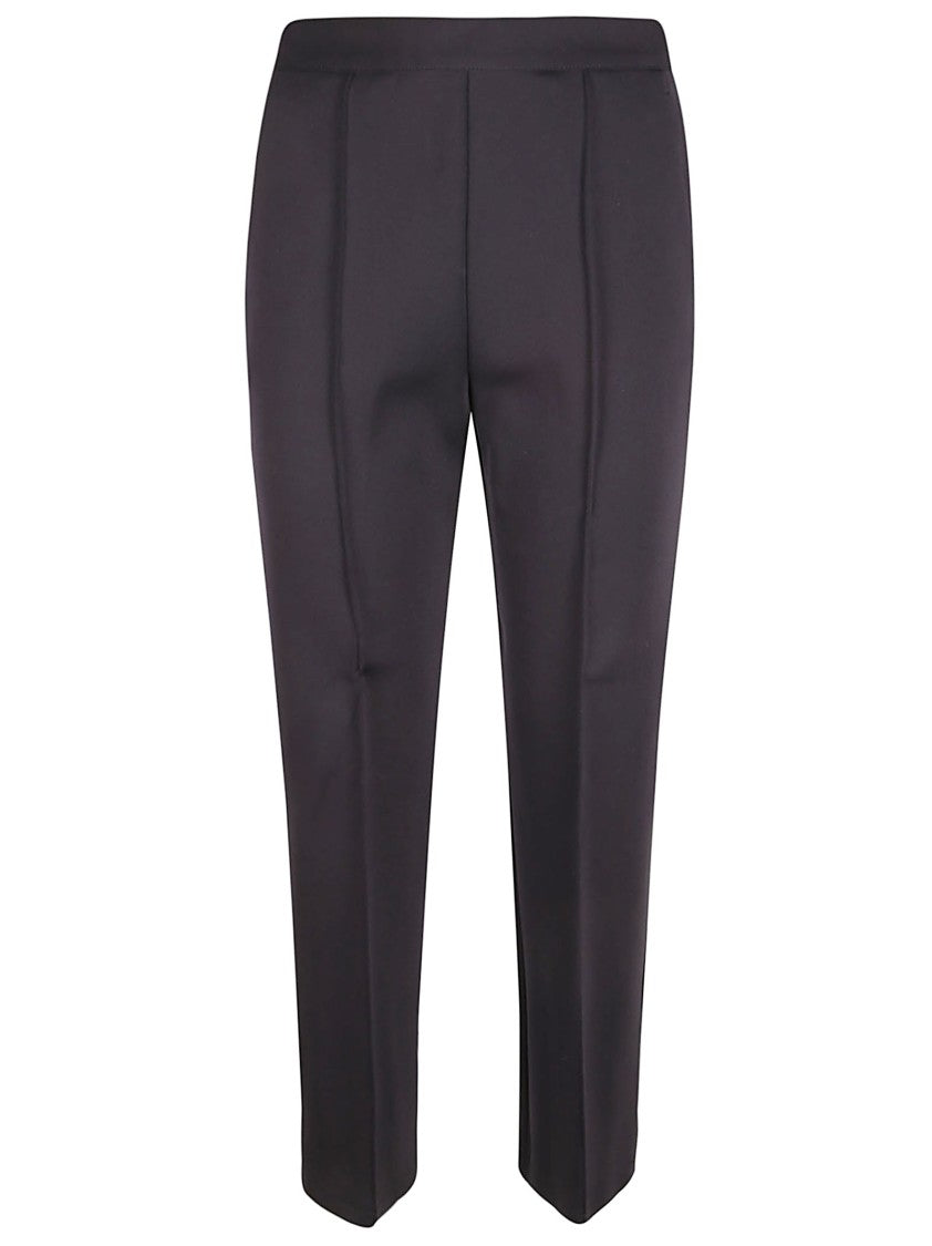 Max Mara High-Waisted Black Trousers With Tailored Silhouette