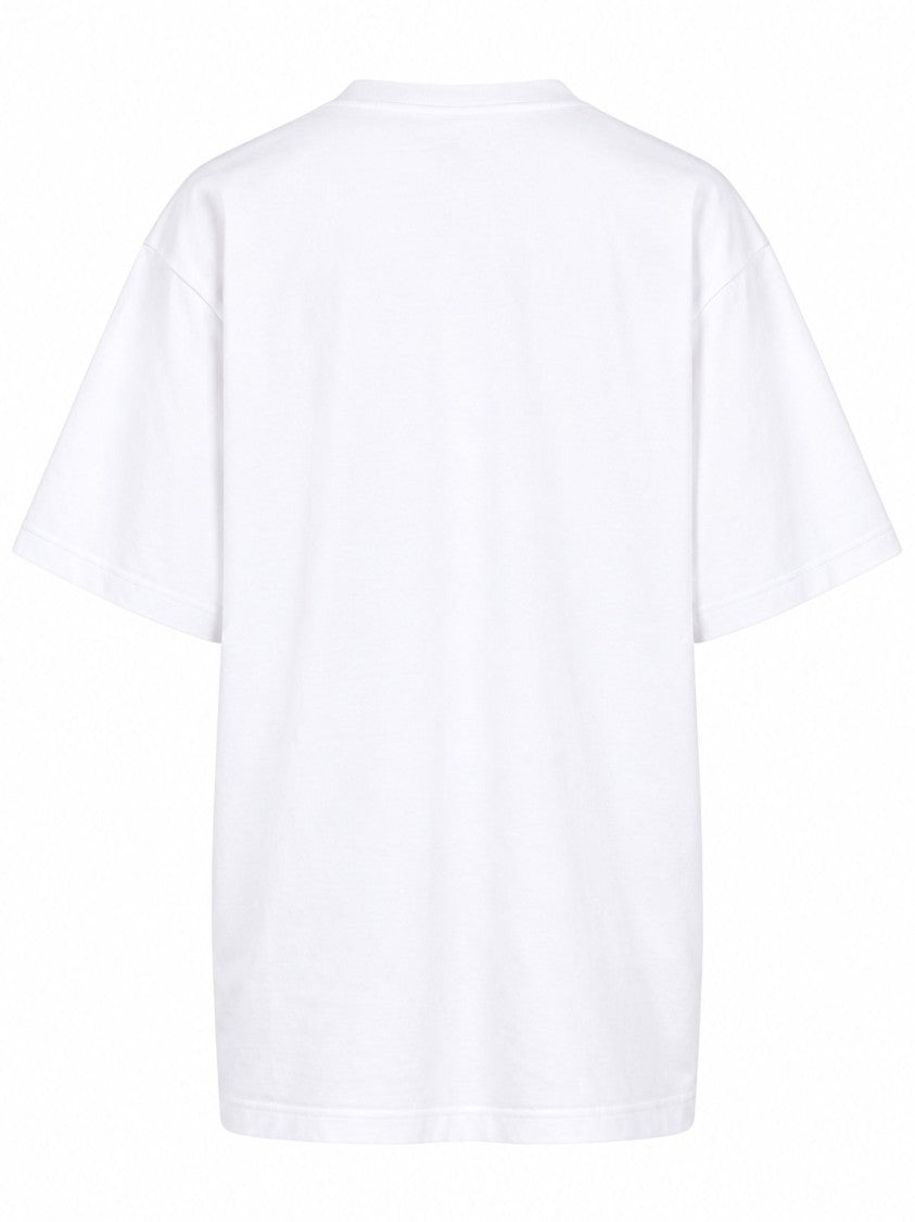 Alexander Wang White Logo Oversized Cotton T-Shirt