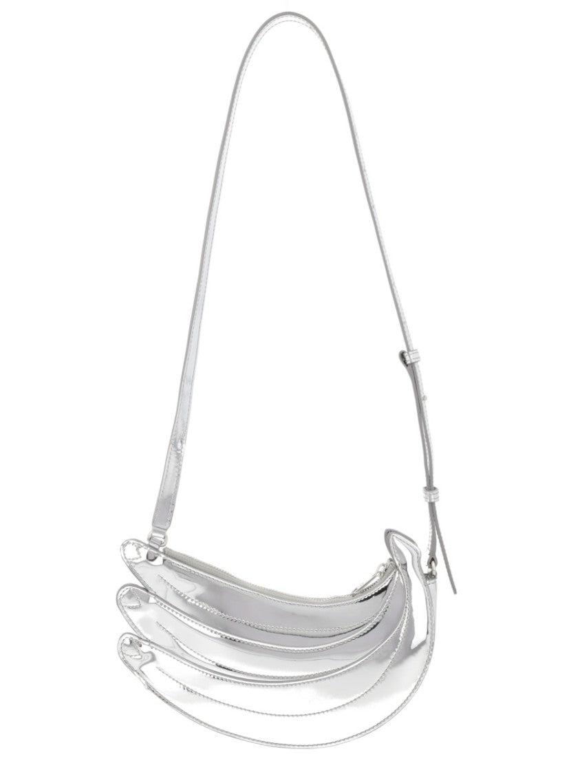 Casablanca Borsa Banana Glossy Curved Shoulder Bag