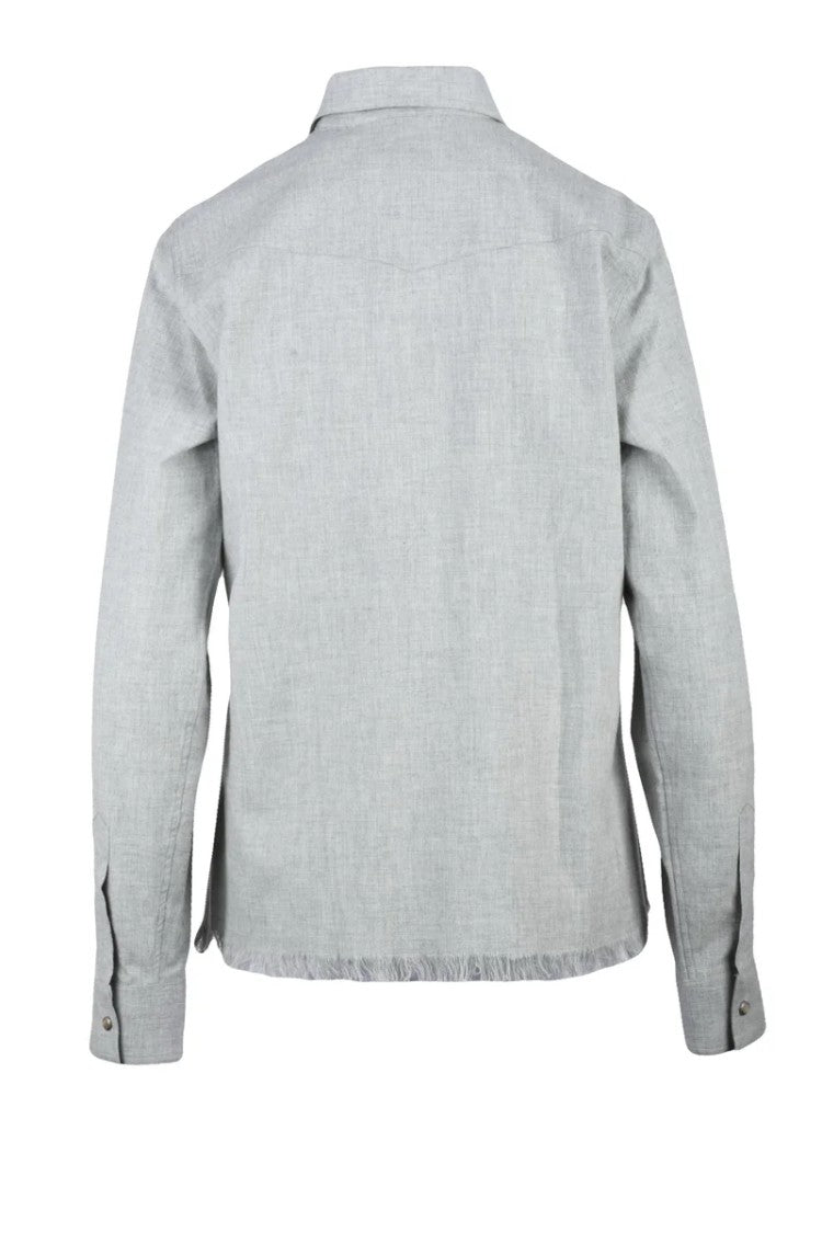 Eleventy Cotton Shirt - Grey