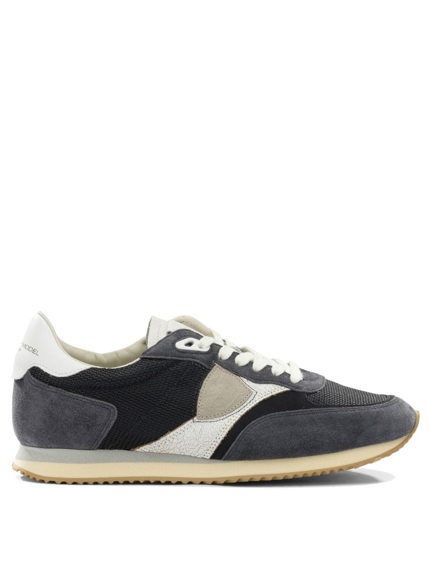 Philippe Model Paris Low-Profile Sneakers With Suede