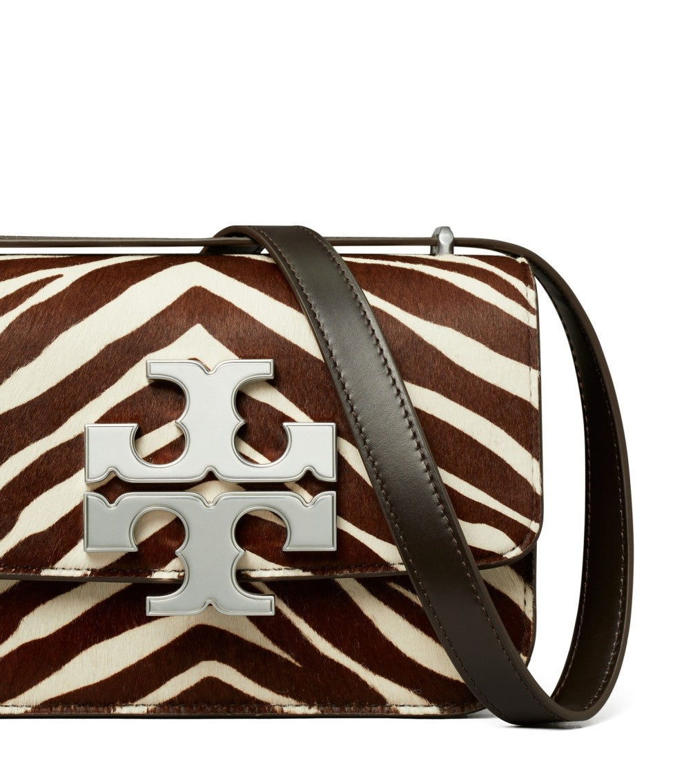 Tory Burch Zebra Print Bag With Flap Closure