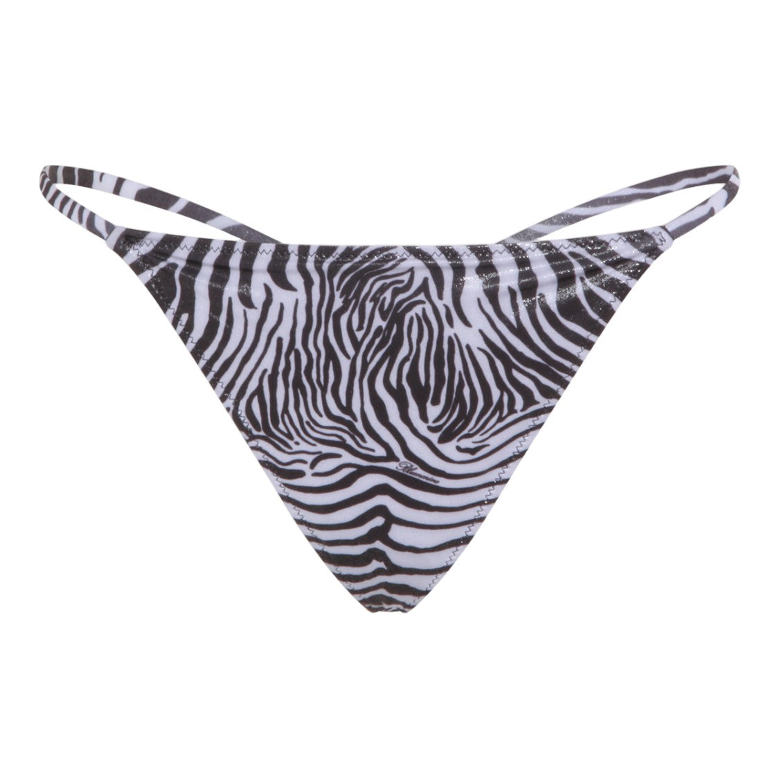 Blumarine Zebra Print Bikini Bottom