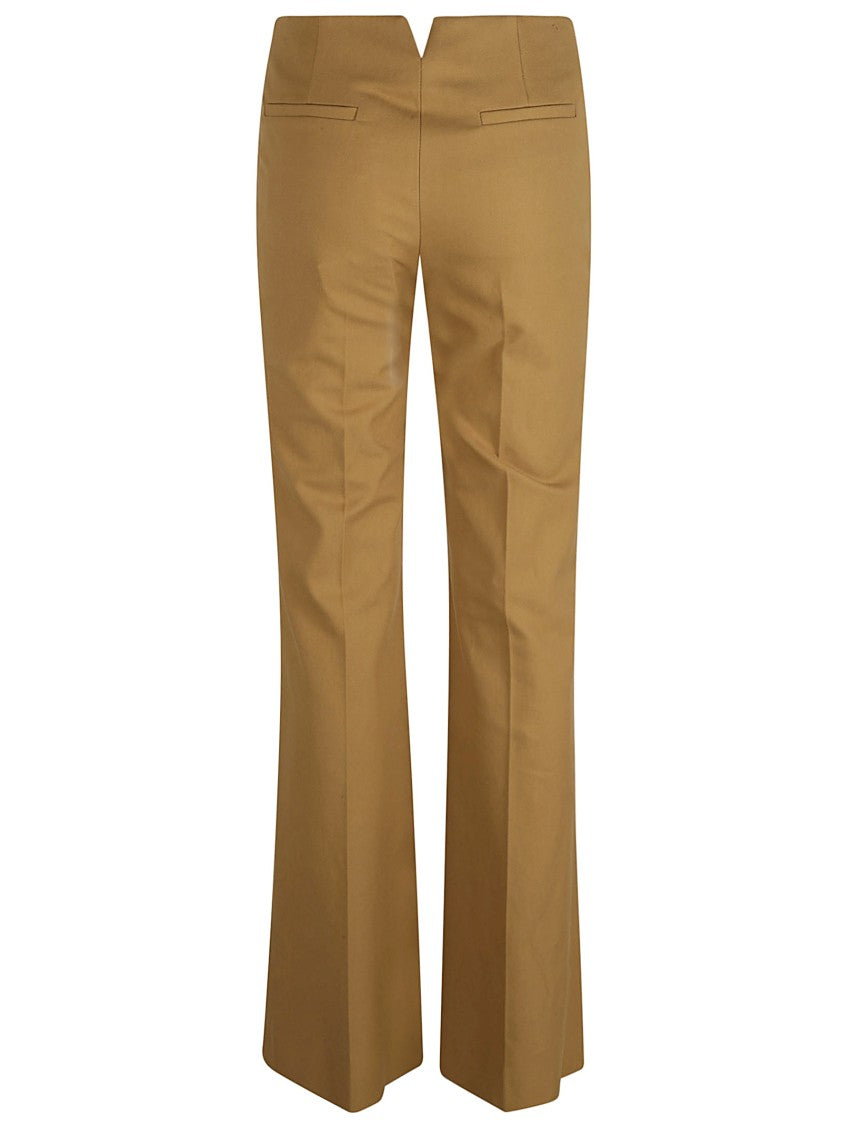 Chloé High-Waisted Tailored Trousers With Flared Legs