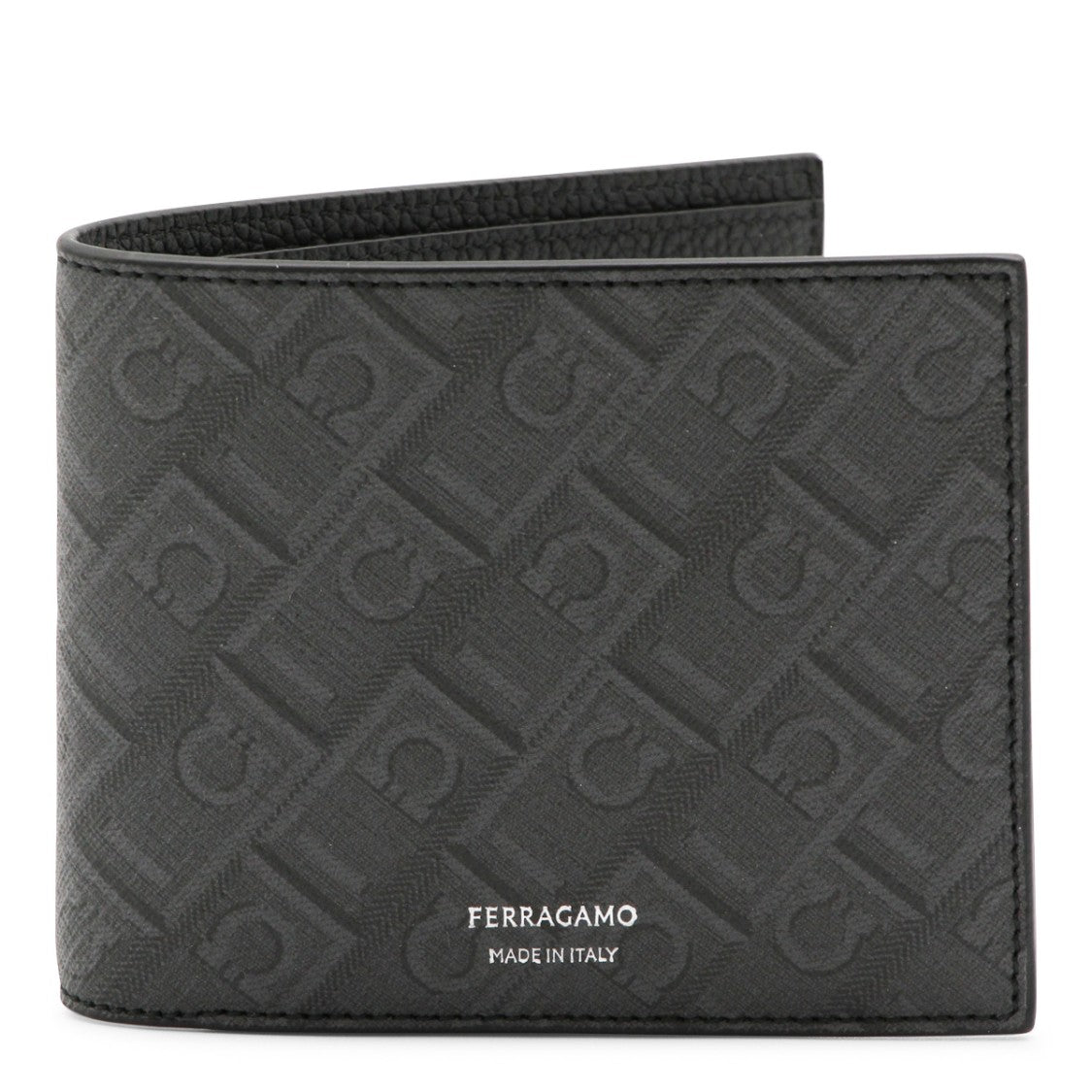 Ferragamo Monogram Embossed Leather Wallet