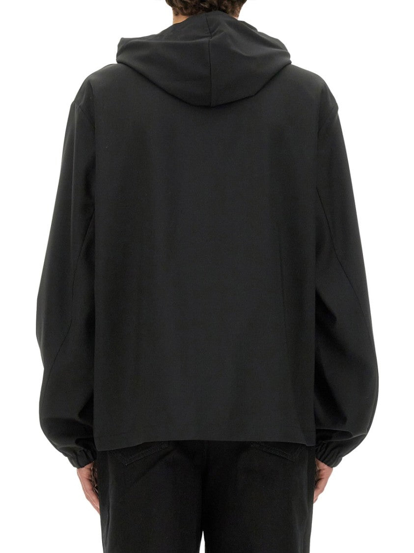 Givenchy Relaxed-Fit Black Zip Sweatshirt With Hood