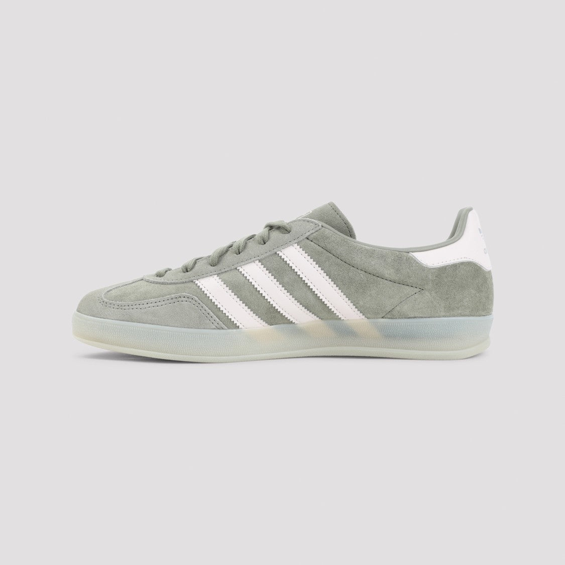 Adidas Low-Top Sneakers In Soft Green Suede