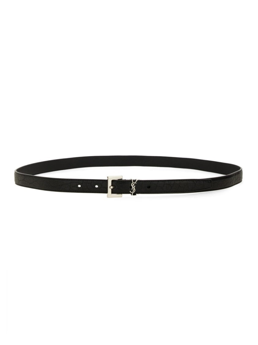 Saint Laurent Cassandre Thin Belt