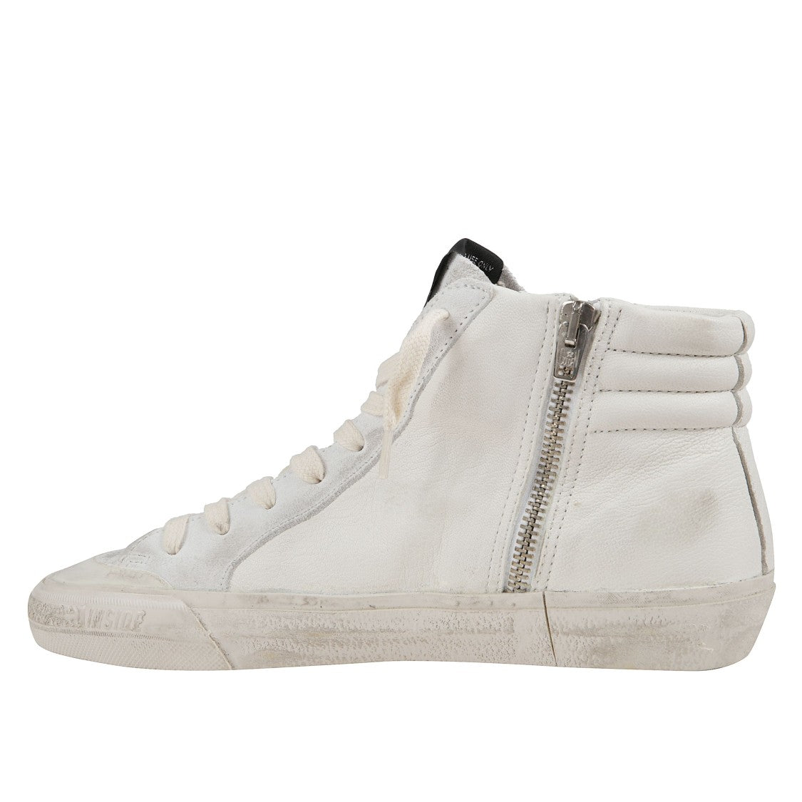 Golden Goose White Slide High-Top Sneakers