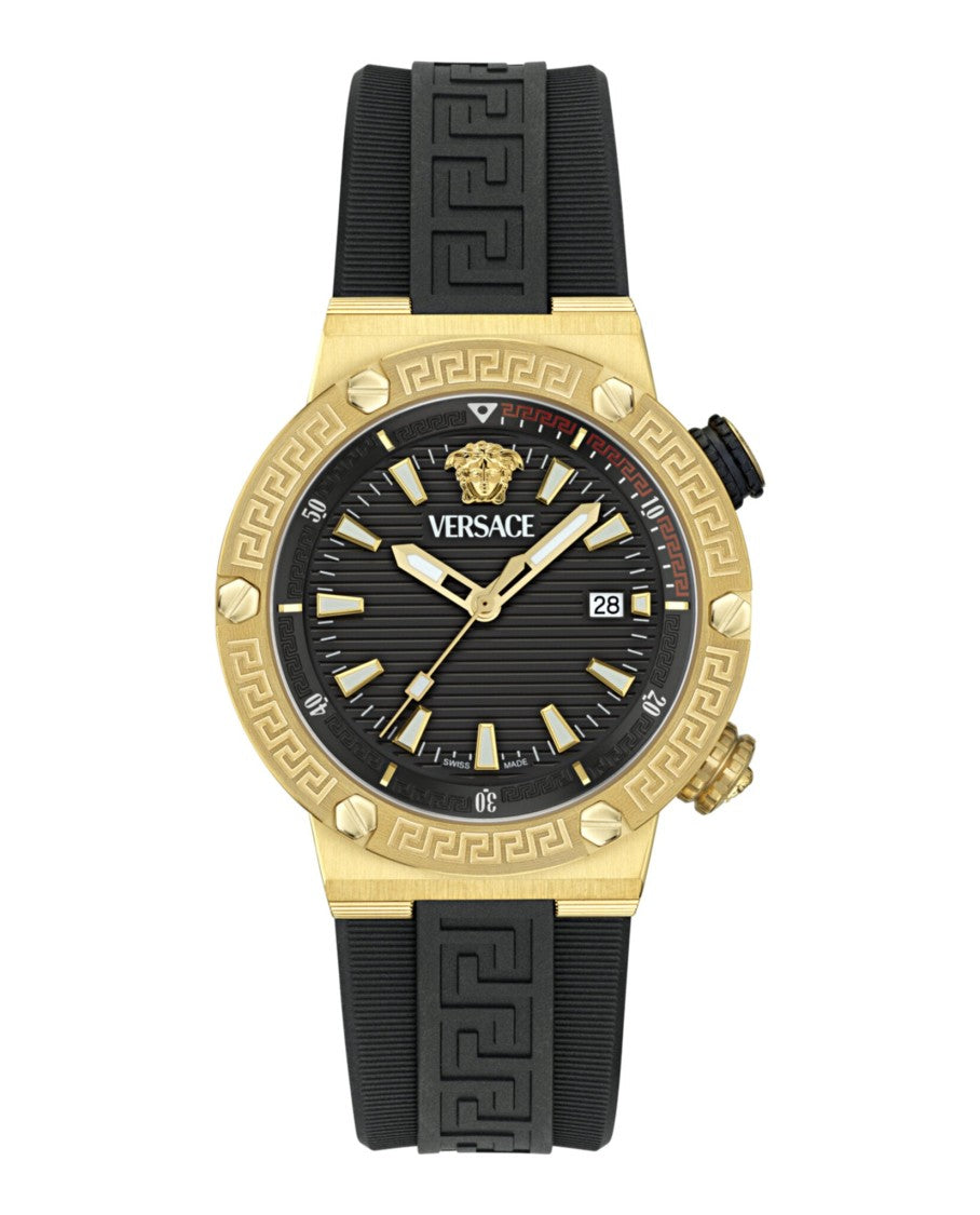 Versace Greca Logo Diver Recycled Pu Strap