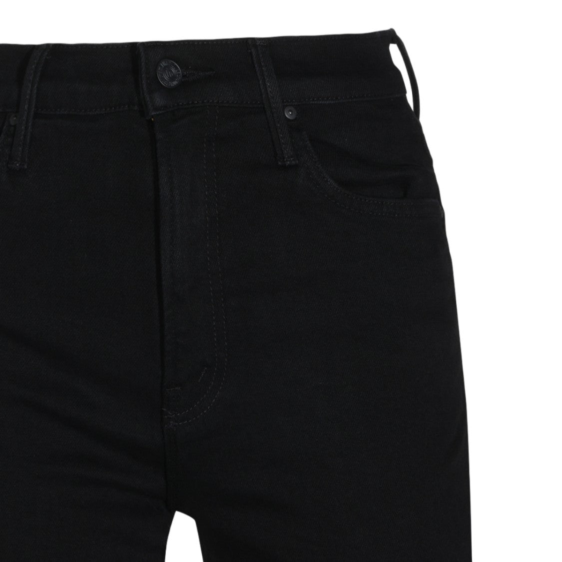 Mother High-Waisted Straight Leg Jeans With Classic Five-Pocket Design