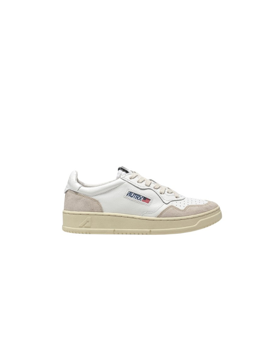 Autry Medalist Low Men’S White/Beige Sneakers
