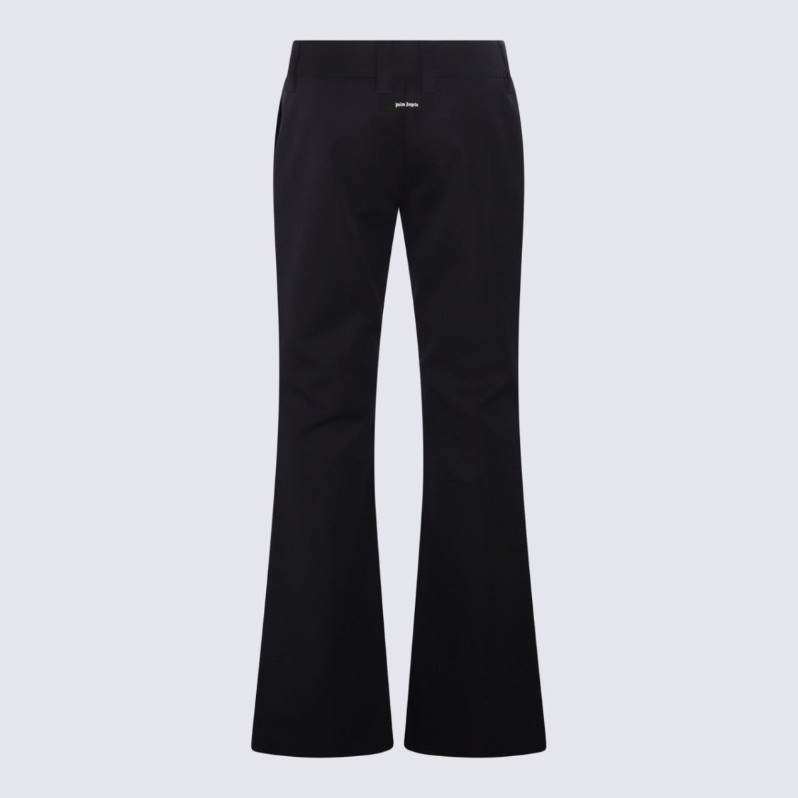 Palm Angels High-Waisted Tailored Flared Trousers With Subtle Logo Detail