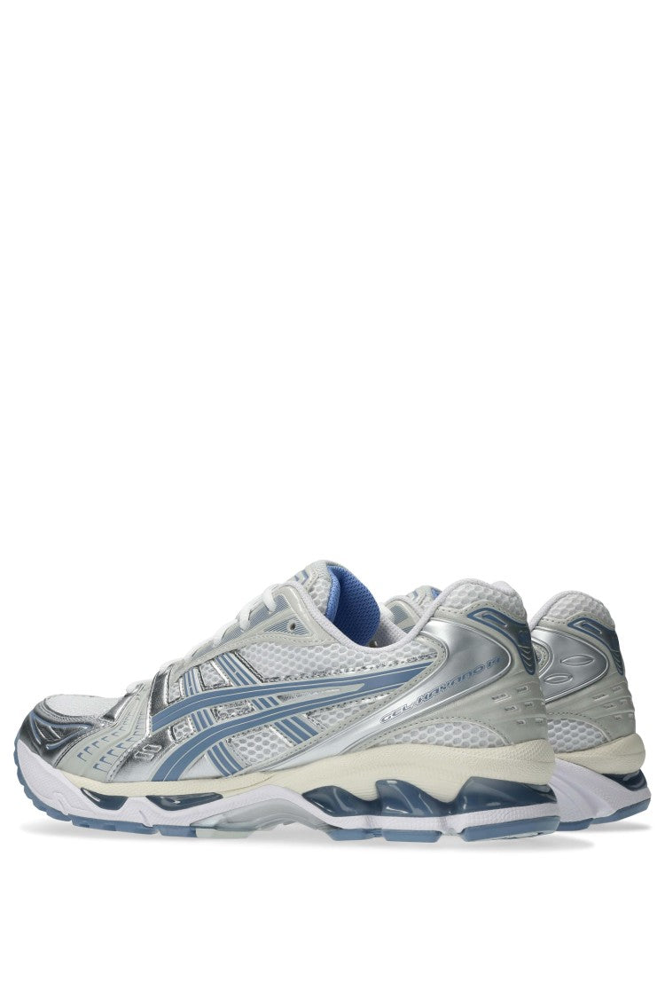 Asics White Light Navy Gel-Kayano 14 Sneakers