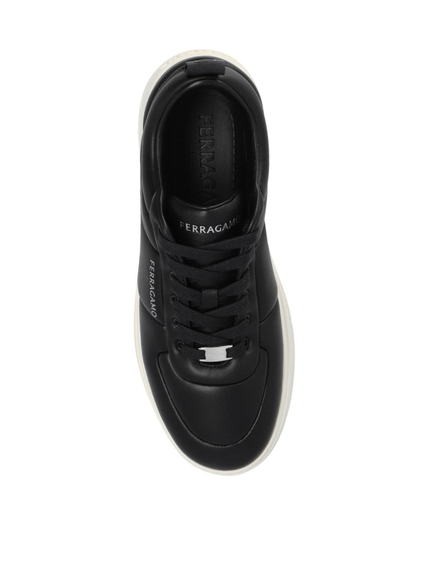 Ferragamo Caro Low-Top Logo Sneakers