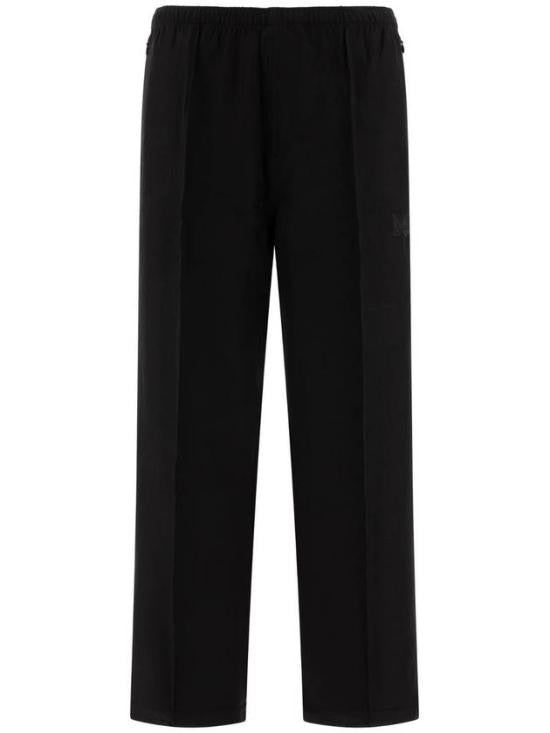 Needles Relaxed Fit Black Jogger Pants With Tailored Crease