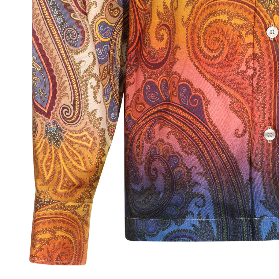 Etro Gradient Paisley Pattern Casual Shirt
