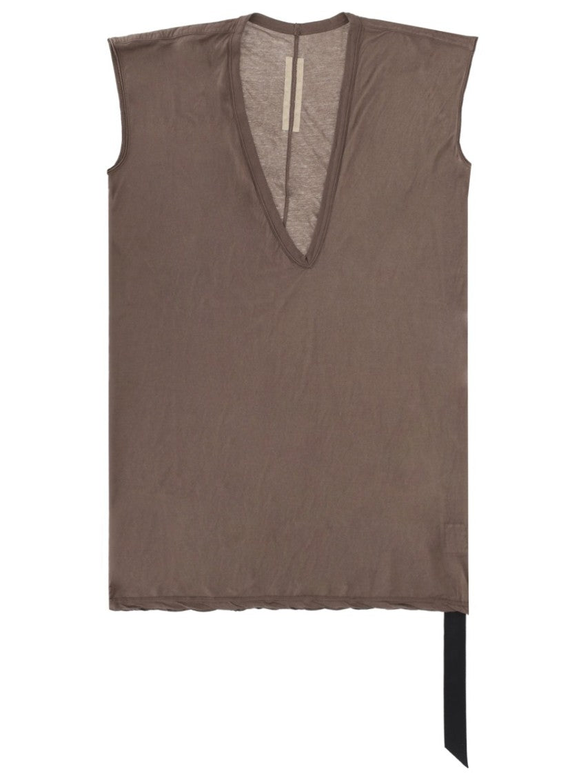 Drkshdw By Rick Owens Dylan T Cotton Loose Boxy Tank Top