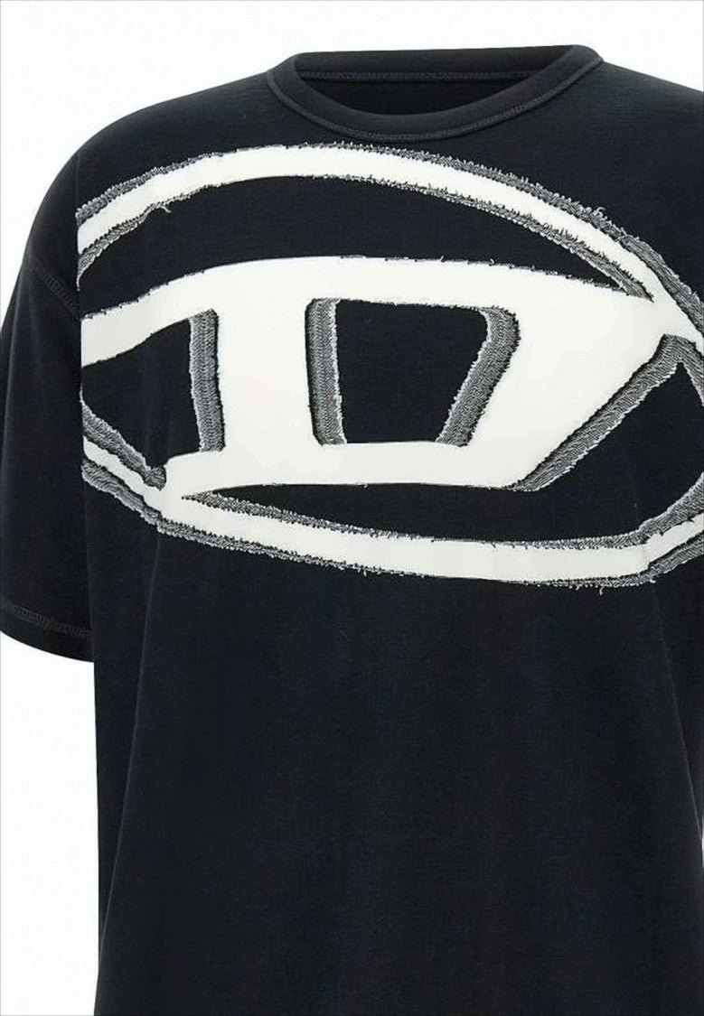 Diesel Relaxed Fit Black T-Shirt