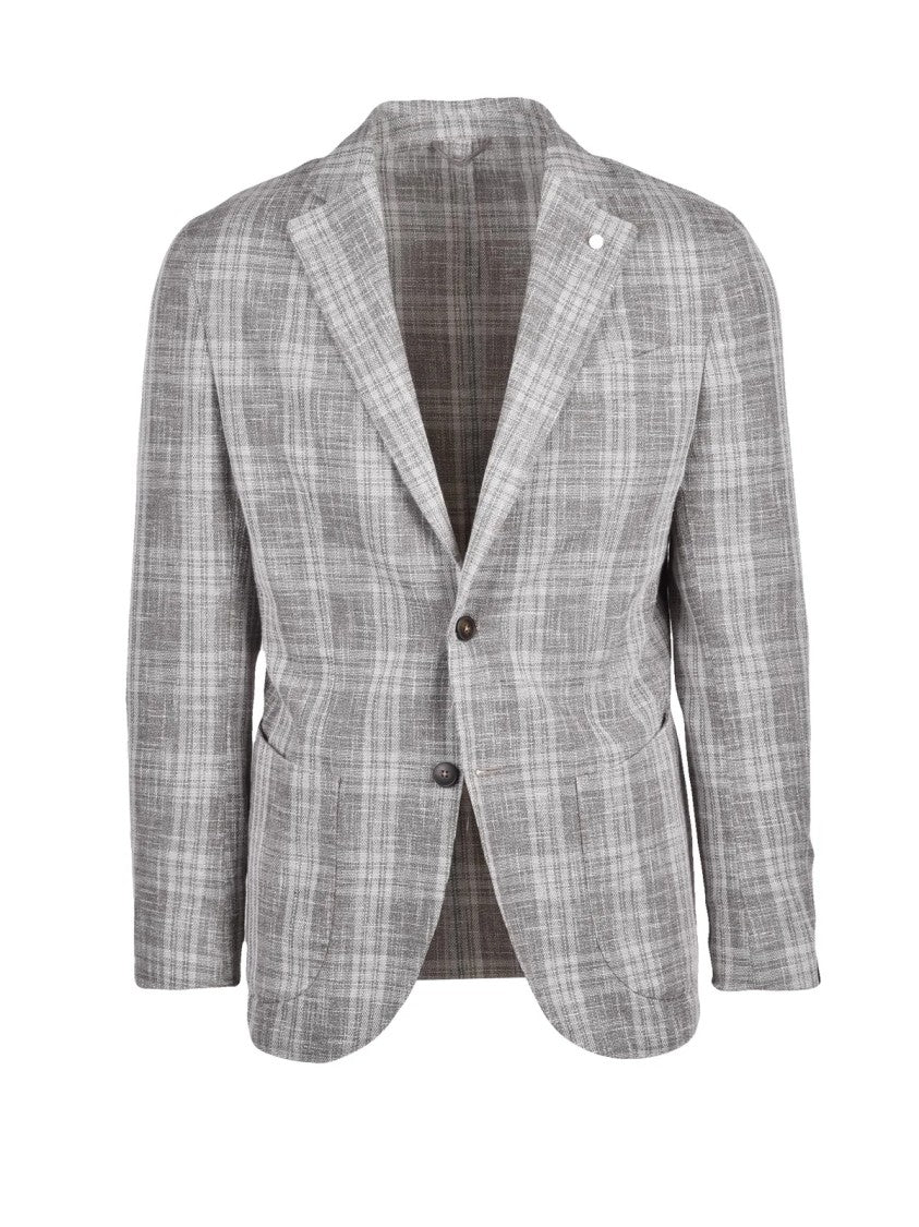 Luigi Bianchi Fitted Jacket - Grey