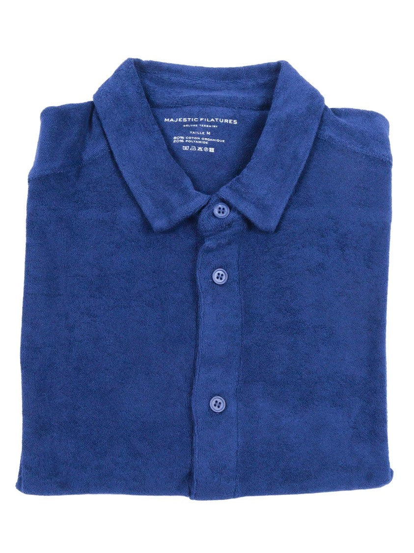 Filatures Du Lion Blue Moon Short Sleeve Polo Shirt