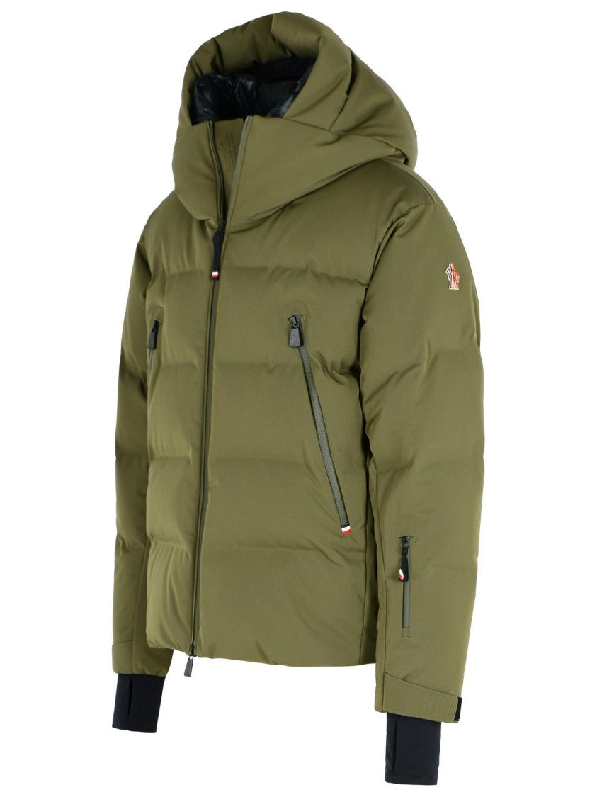 Moncler Grenoble 'Fellberg' Ski Down Jacket In Green Polyamide Blend
