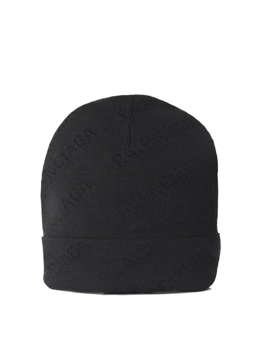 Balenciaga Allover Logo Beanie
