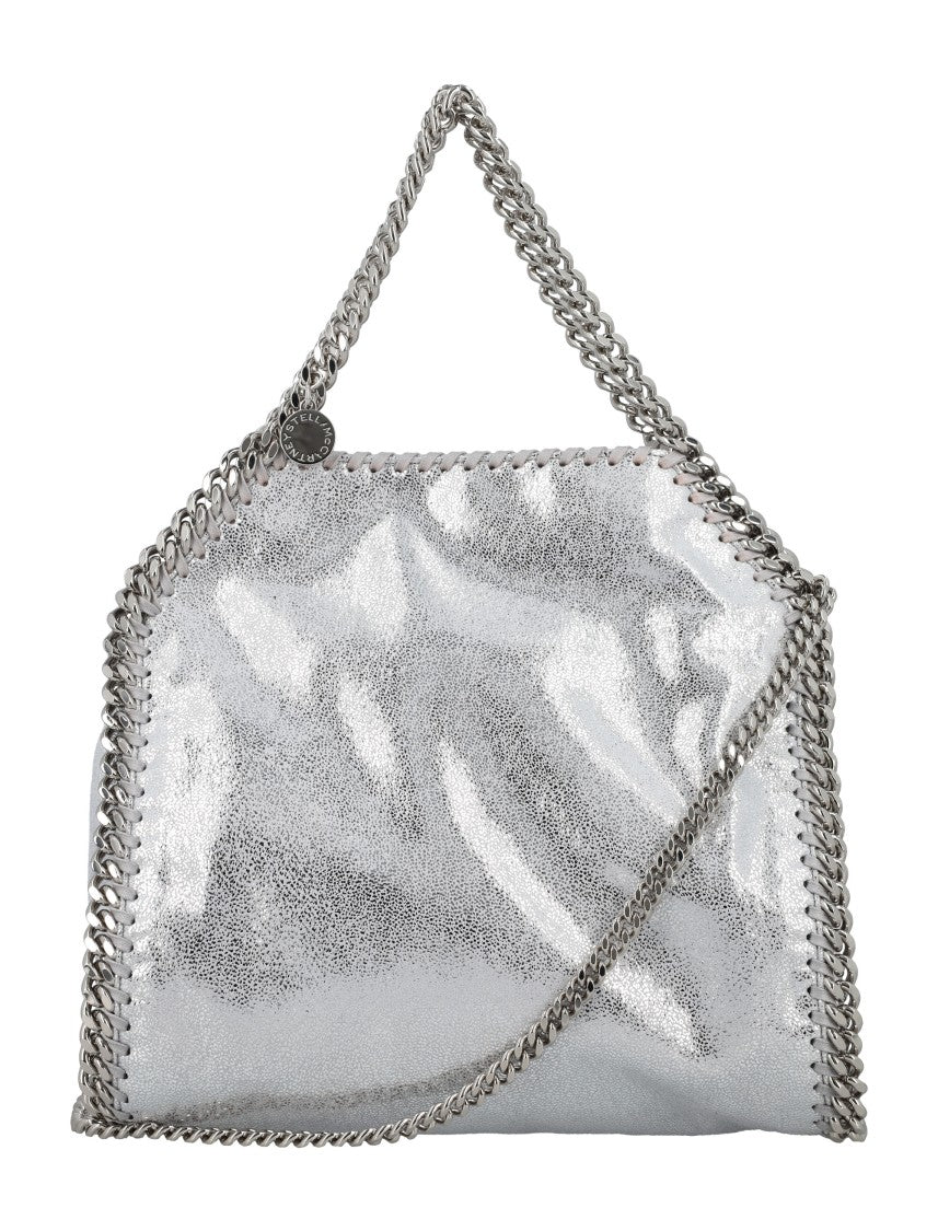 Stella Mccartney Mini Tote Falabella Eco Shiny Dotted Cha Tote Bag