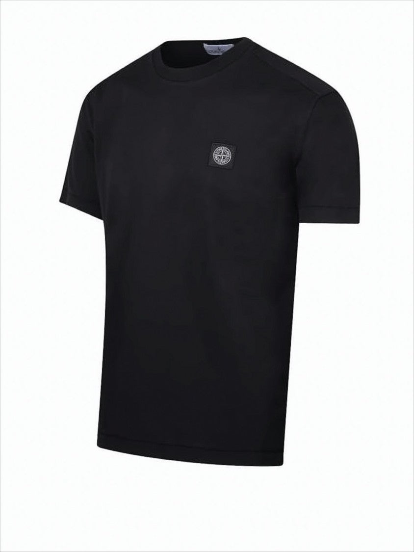 Stone Island Minimalist Crew Neck Short-Sleeve T-Shirt