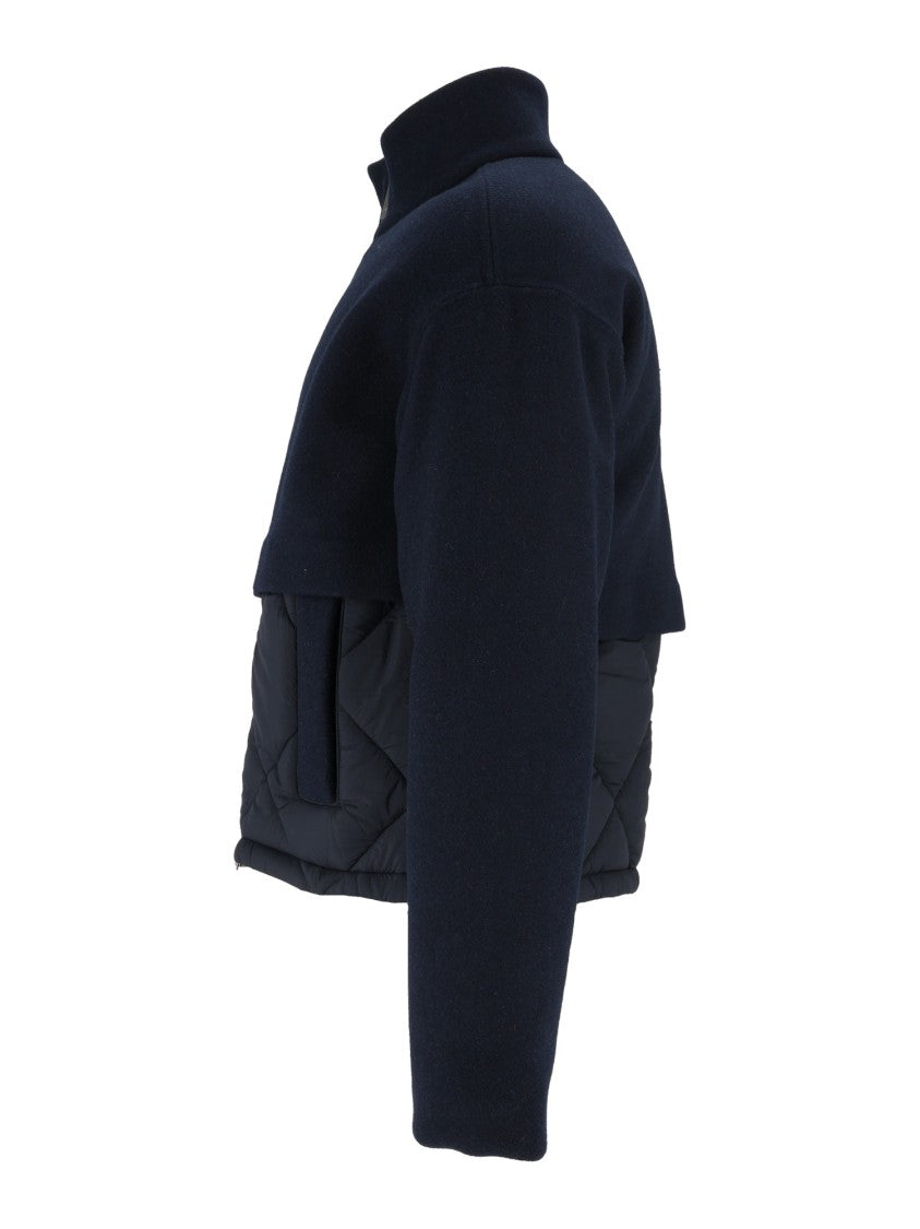 K-Way Mandie Wool-Nylon Warm Short Down Jacket