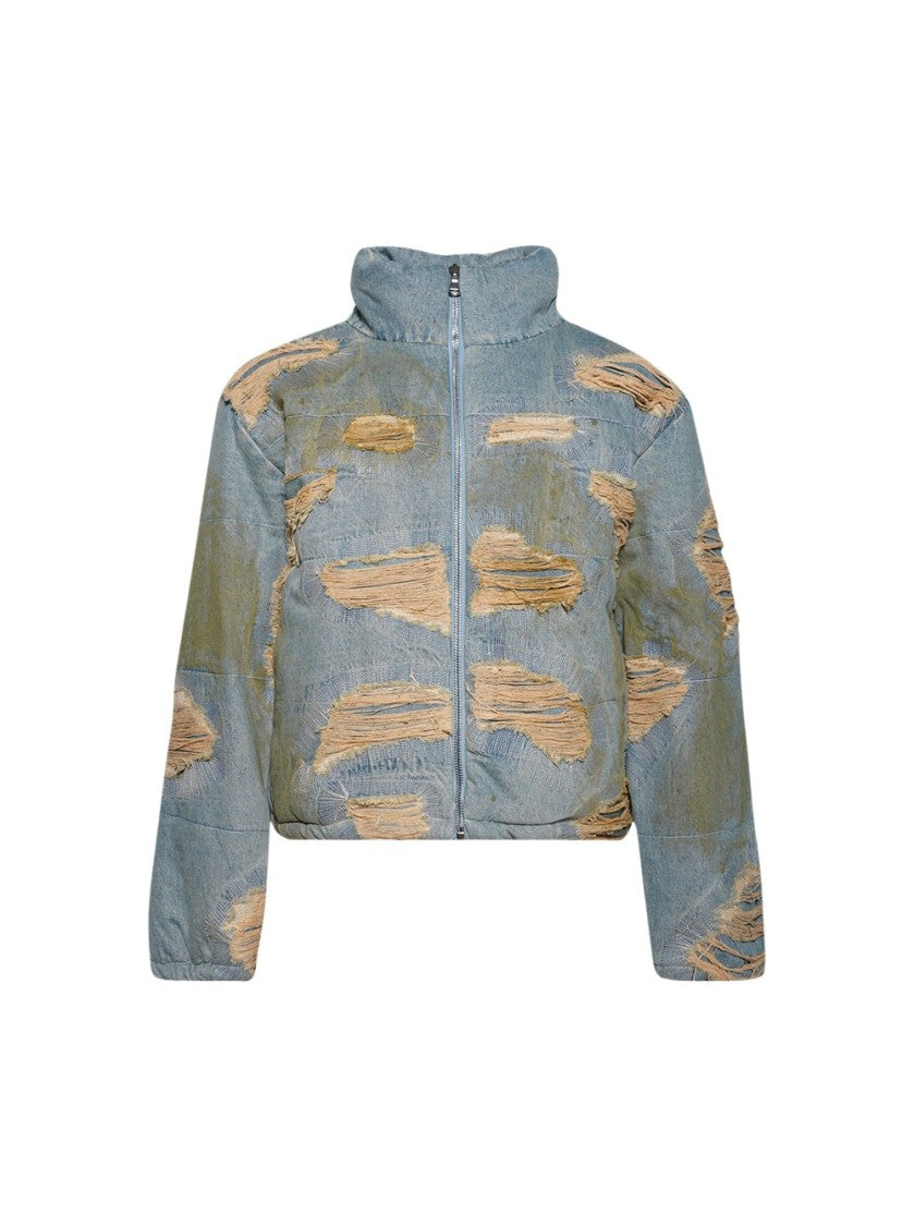 Who Decides War Vintage Bomber Jacket Blue