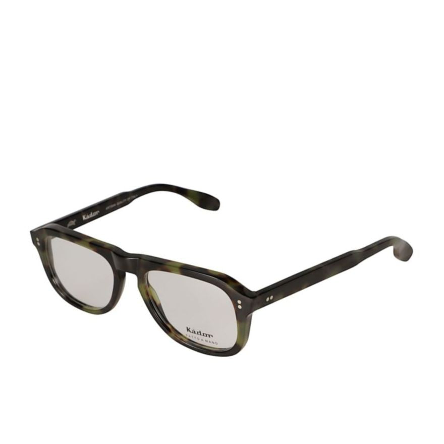 Kador Bravo Polished Tortoiseshell Frame Eyeglasses With Metallic Accents