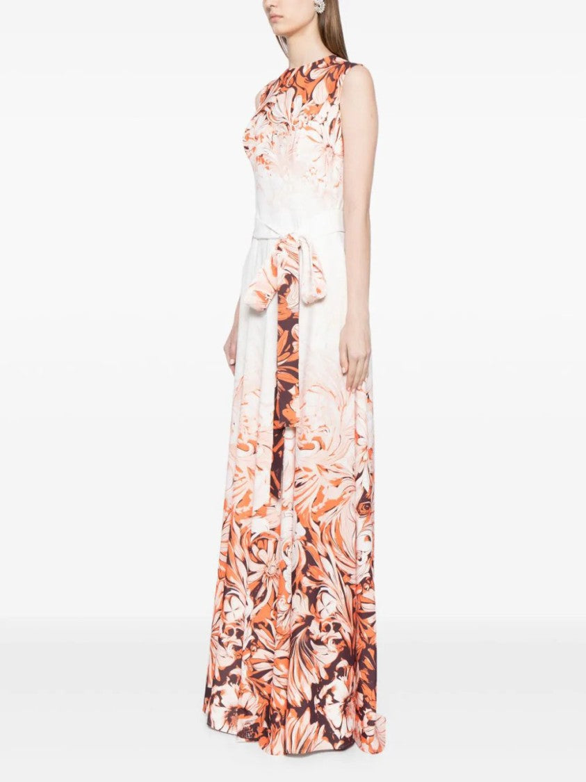 Saiid Kobeisy Crepe Printed Jumpsuit