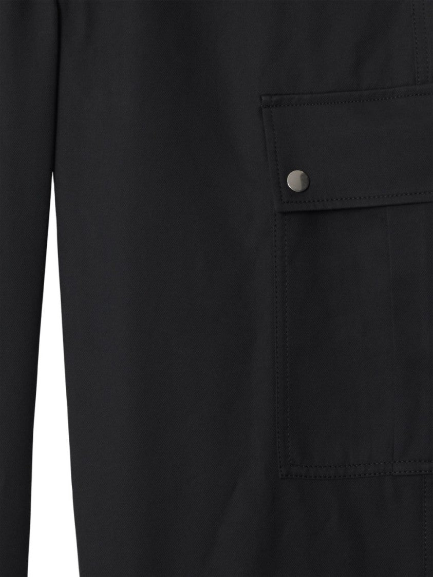 Burberry Relaxed Fit Black Cargo Trousers With Utility Functionality