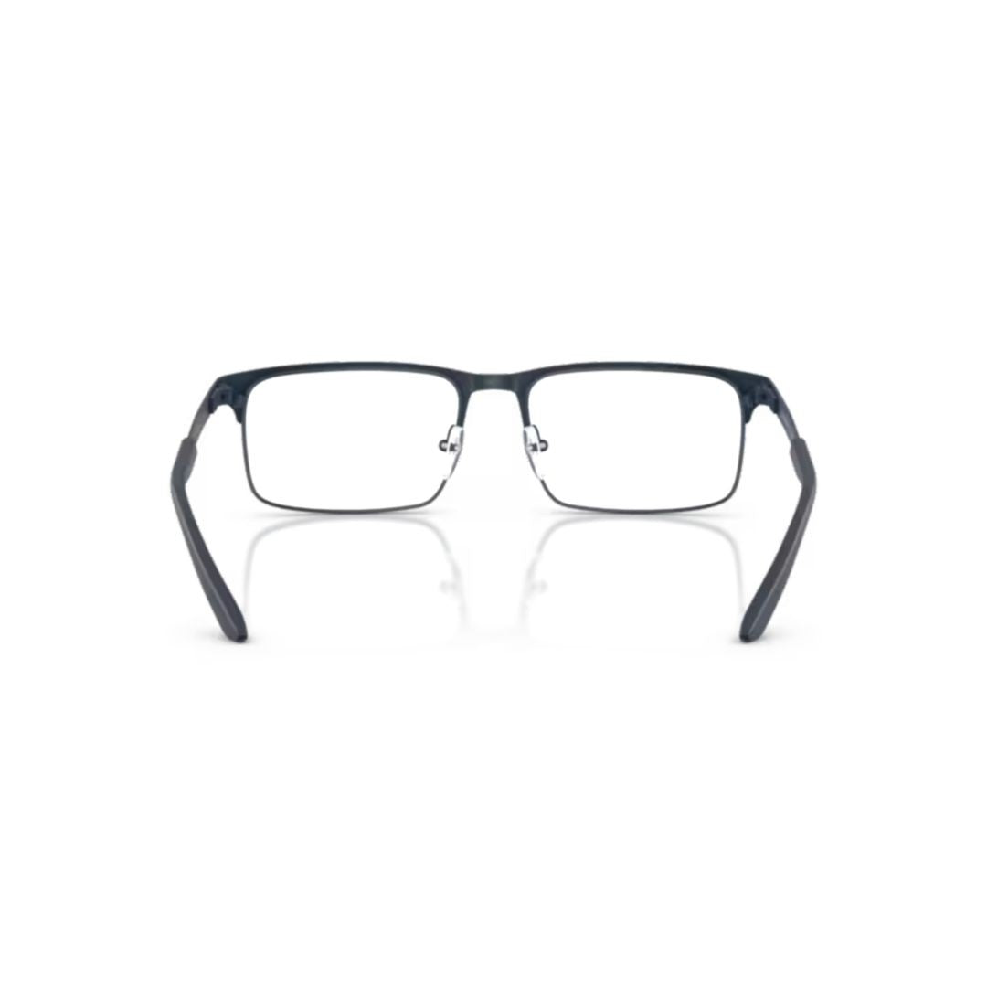 Emporio Armani 0Ea1170 Rectangular Metal Frame Eyeglasses With Minimalist Design