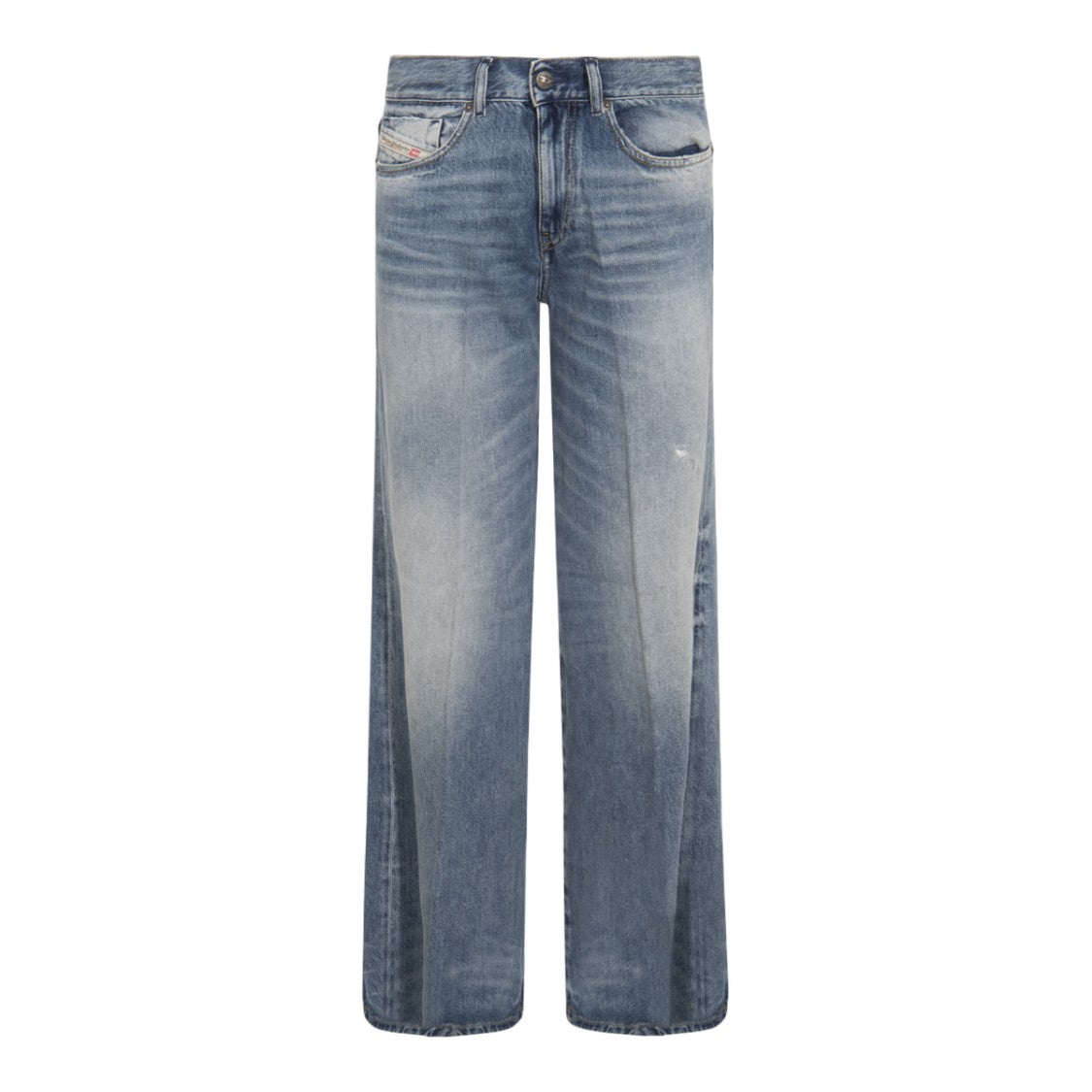 Diesel Straight-Leg Denim Jeans With Subtle Fading