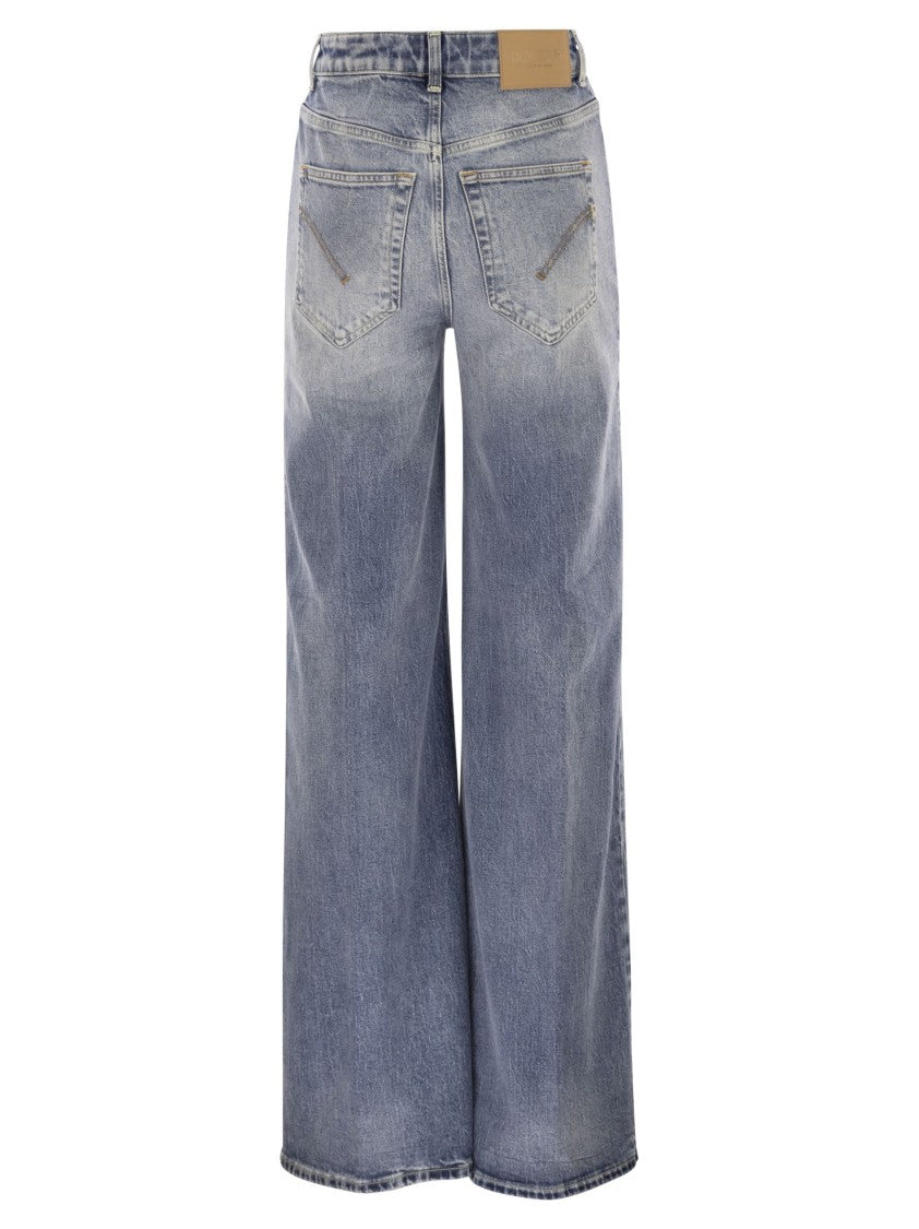 Dondup Pantalone Beatrix Blu