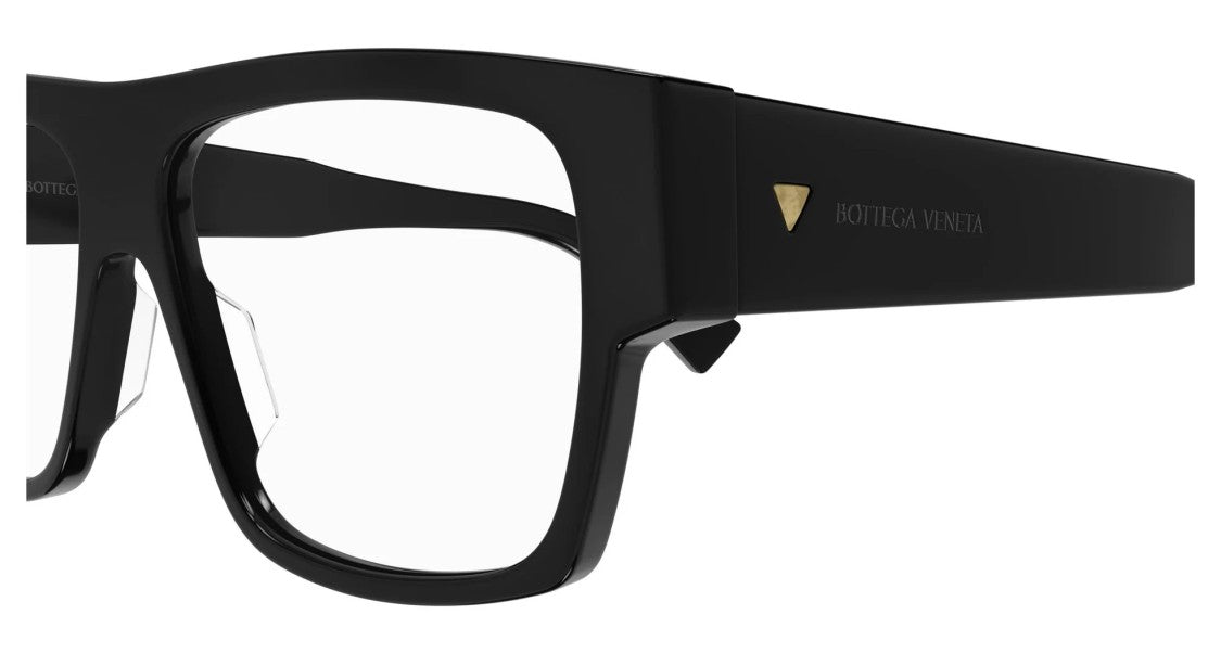 Bottega Veneta Eyeglasses Bv1290o 001 Black Black Transparent 56/14/145