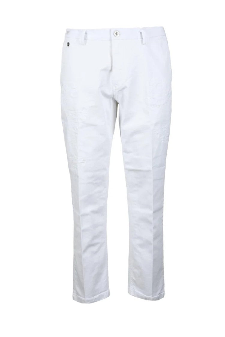 Replay White Men's Cotton Jeans