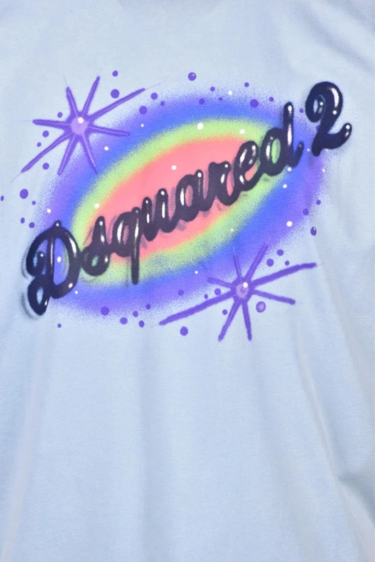 Dsquared2 Cotton T-Shirt - Light Blue