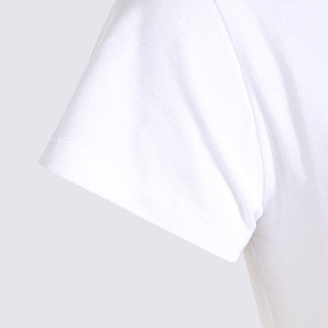 Jean Paul Gaultier White Bold Red Logo Short-Sleeve T-Shirt